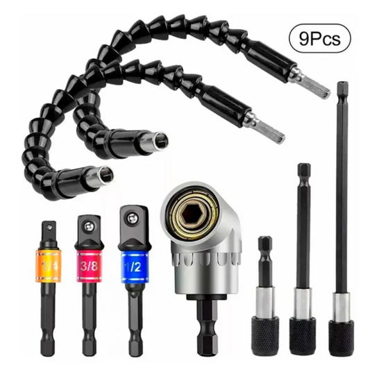 Juego De 9 Accesorios Para Taladro