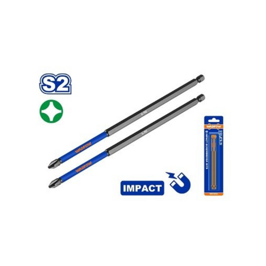 Juego de 2 Puntas de Impacto Largas PH2 20cm Wadfow