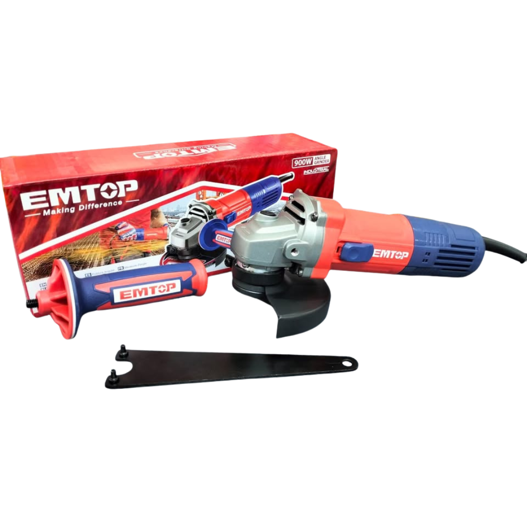 Amoladora Angular 900W Con Velocidad Variable Emtop