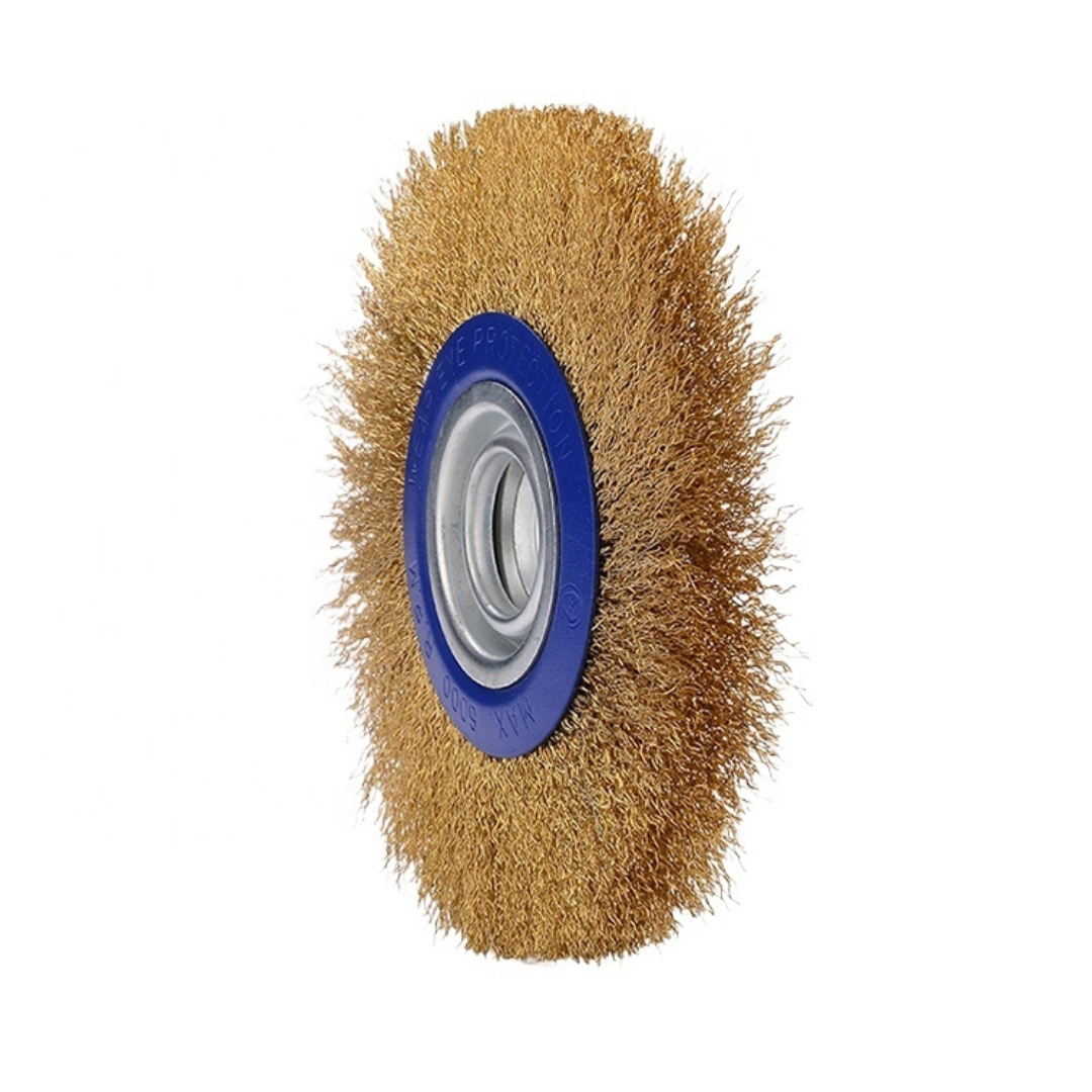 Cepillo de Alambre Grata de 8" Para Esmeril