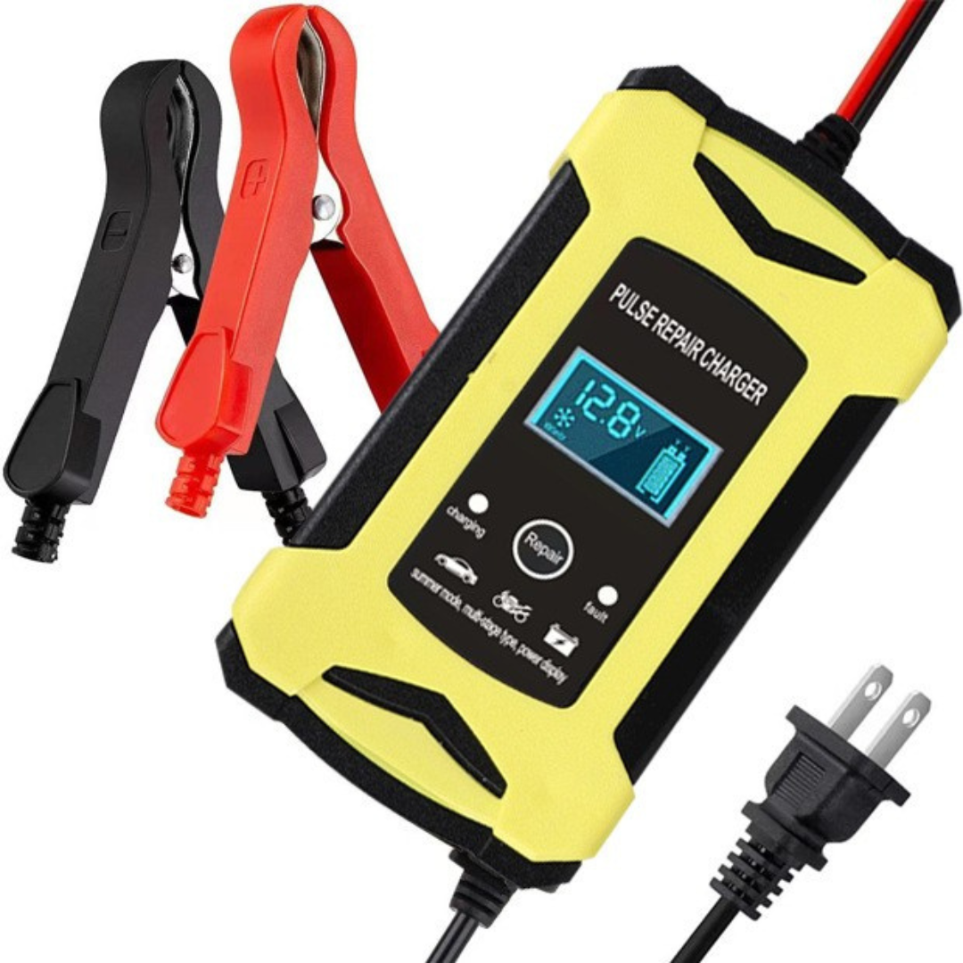 Cargador y Reparador Inteligente De Baterías 12V 6Ah