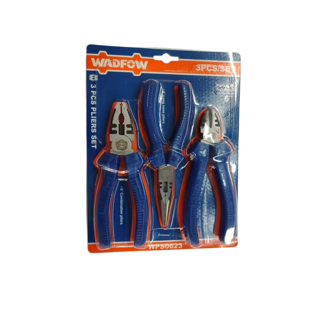 Juego de 3 Alicates 6" Wadfow