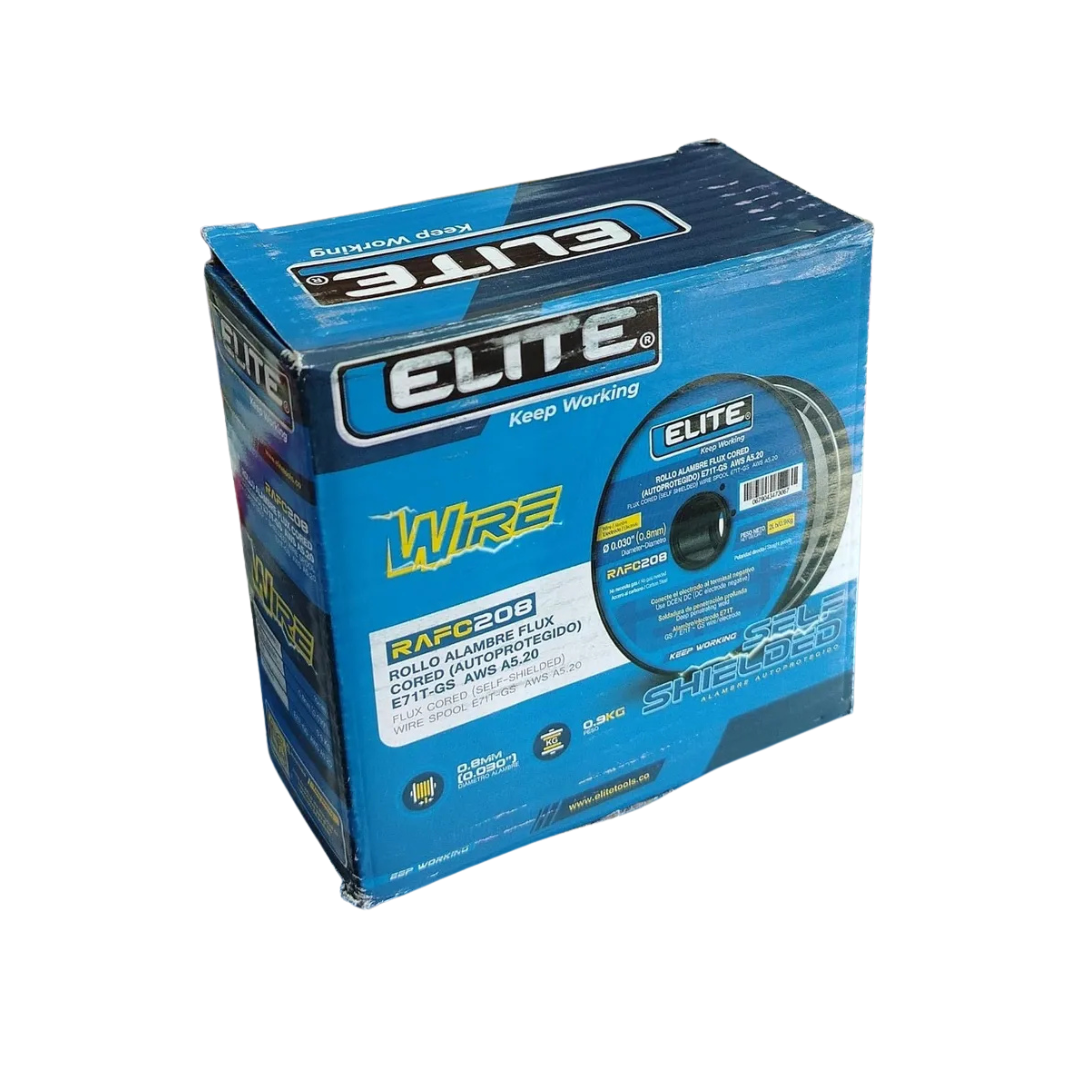 Alambre Tubular Flux 0.8mm 2 Libras Sin Gas Elite