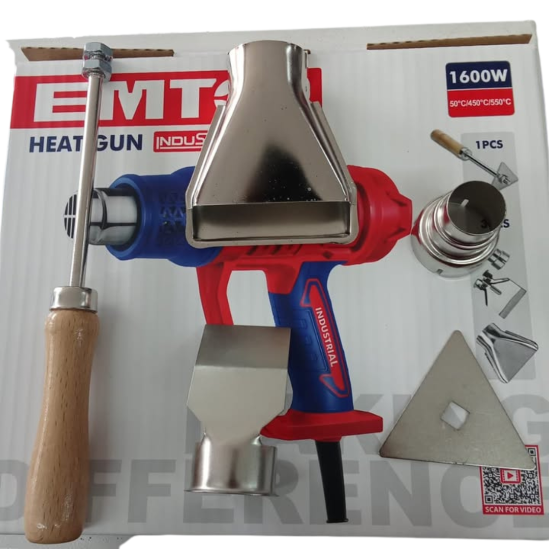 Pistola De Calor Temperatura Ajustable 1600W Emtop