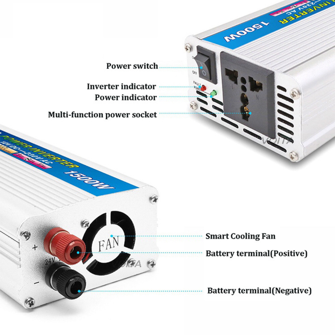 Inversor De Corriente Onda Modificada 500W 12V a 110V