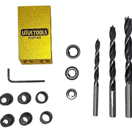 Juego Plantilla De Tornillos Ocultos 14 Piezas Uyustools