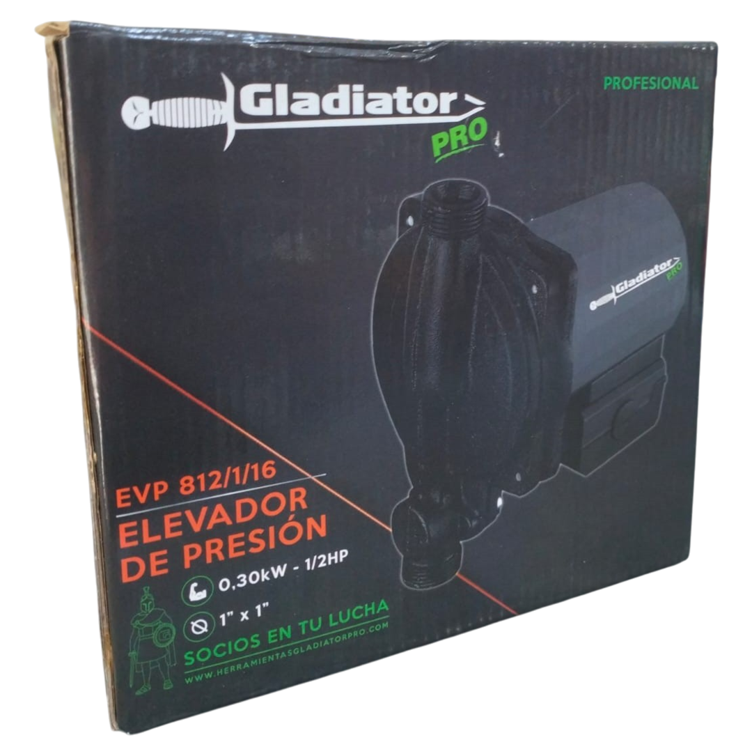 Electrobomba Elevadora De Presion 1/2 Hp Gladiator