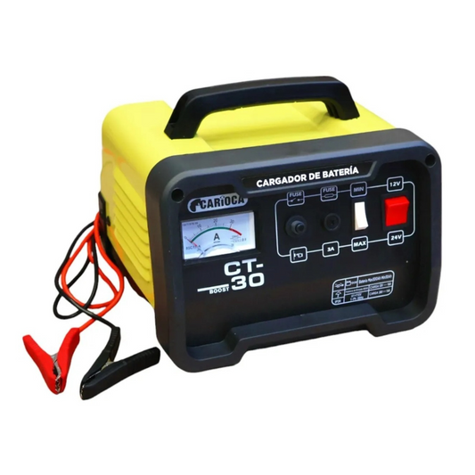 Cargador De Baterías 12/24V 30  Amperios Carioca