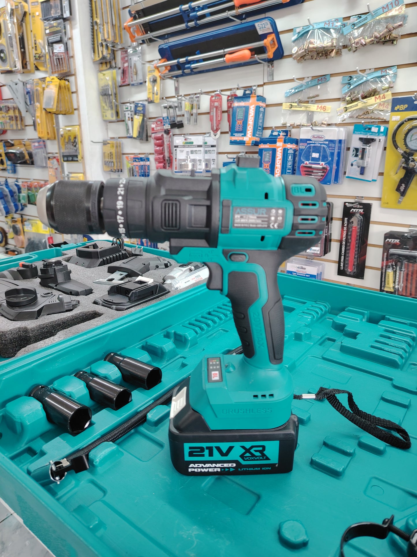 Taladro Inalambrico 7 en 1 Inalambrico 21V Assur