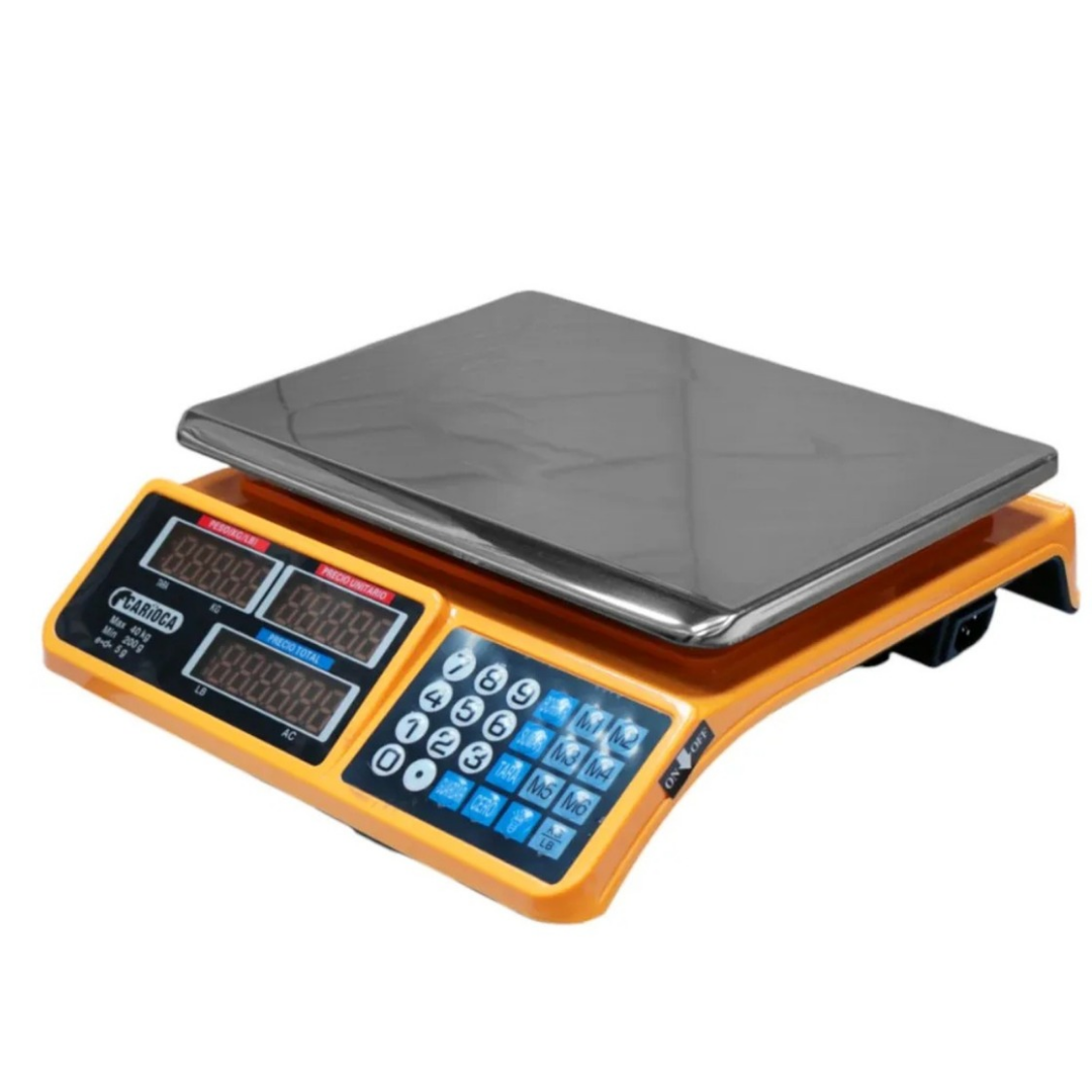 Balanza De Mostrador Digital 40Kg Carioca