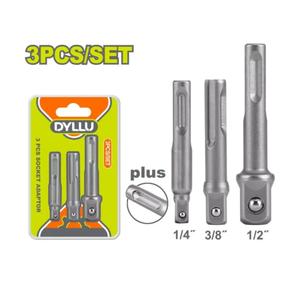 Juego de Adaptadores Para Copas Sds Plus Dyllu