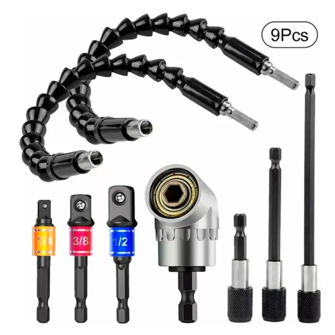 Juego De 9 Accesorios Para Taladro