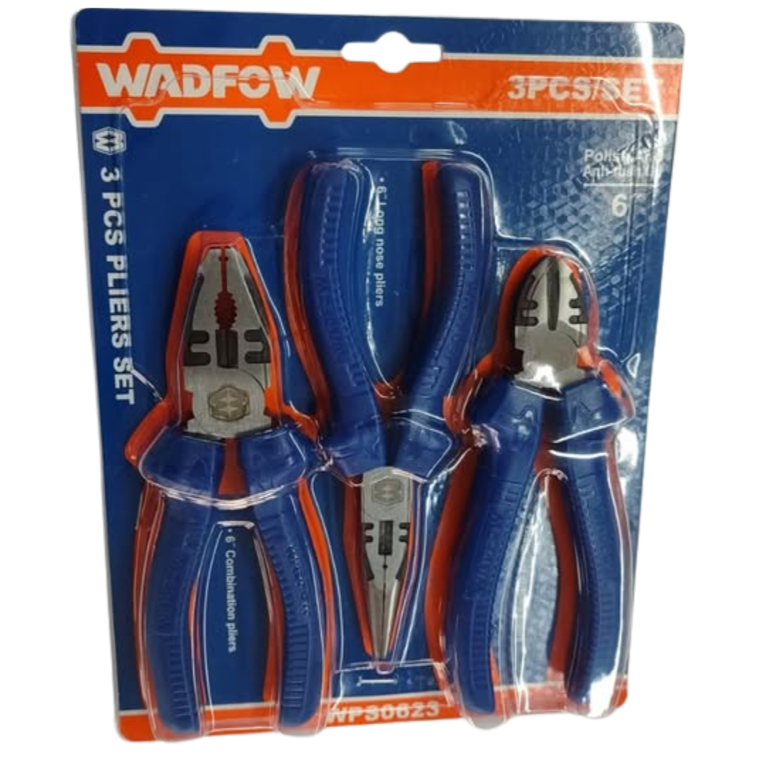 Juego de 3 Alicates 6" Wadfow