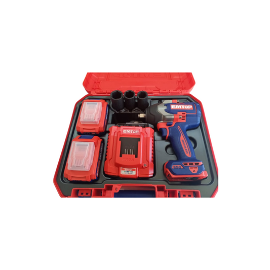 Llave De Impacto Inalámbrica 20V 850Nm Emtop