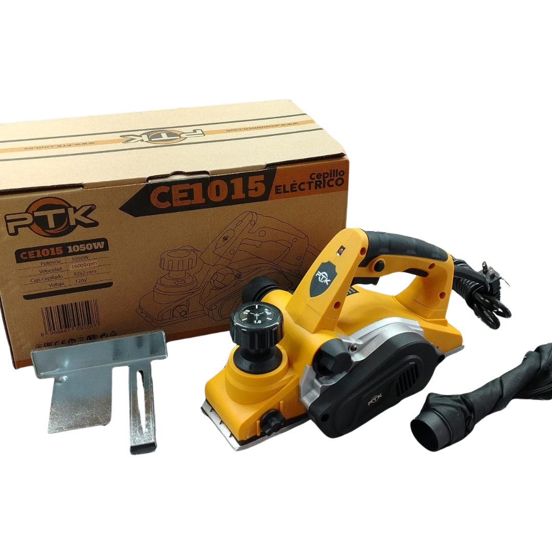 Cepillo Eléctrico Para Madera 1050W Ptk