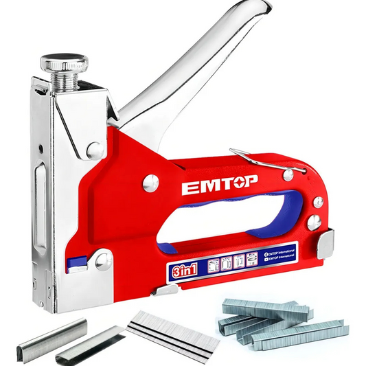 Grapadora Manual 3 en 1 Para Madera Emtop