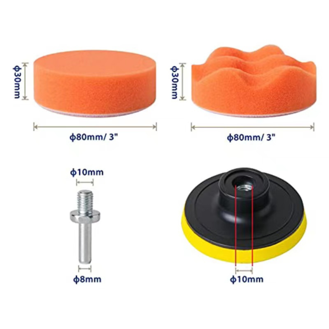 Juego De Limpieza y Pulido 11 Piezas para Taladro Century