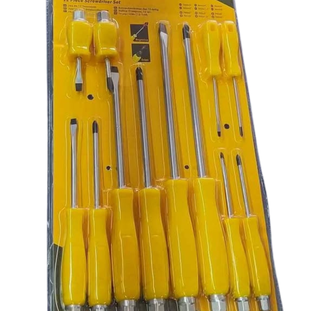 Juego De Desarmadores De Impacto 12 Piezas Uyustools