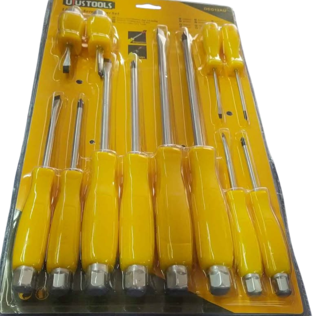 Juego De Desarmadores De Impacto 12 Piezas Uyustools