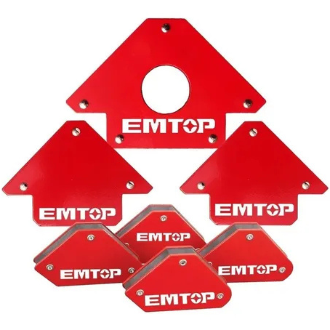 Juego De Escuadras Magnéticas 7 Piezas Emtop