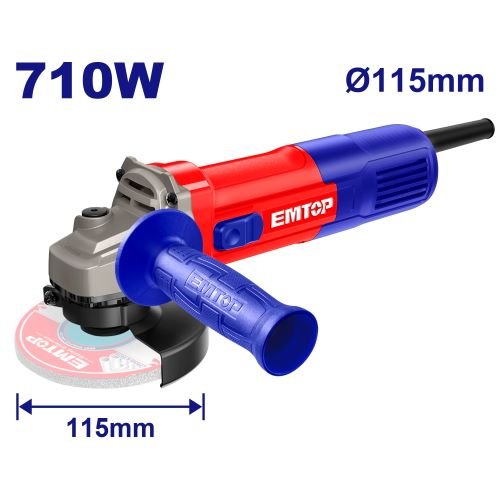 Amoladora Angular de 4-1/2" 710W Emtop