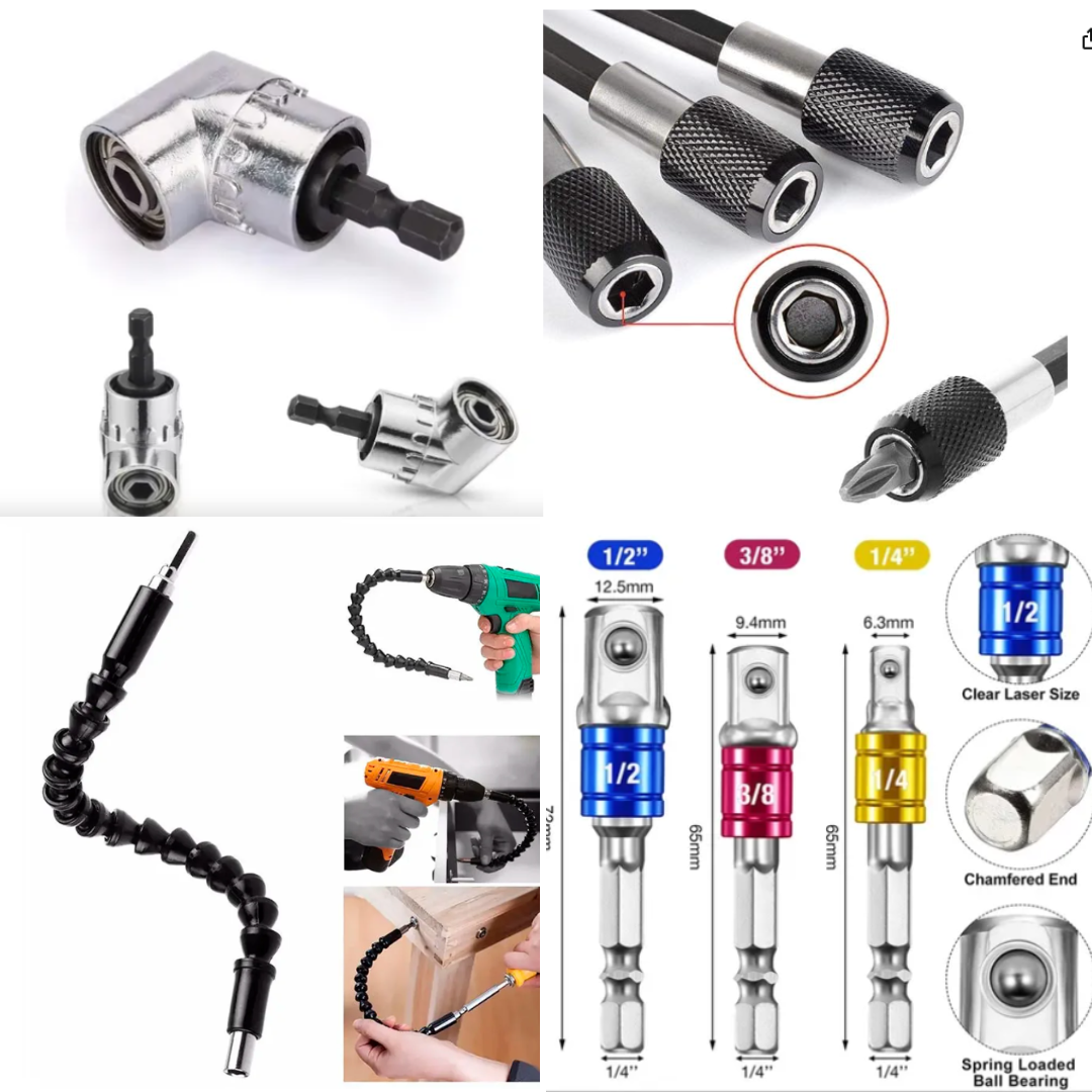 Juego De 9 Accesorios Para Taladro