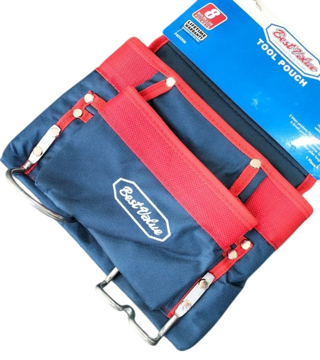 Cinturon Porta Herramientas 8 Bolsillos Best Value