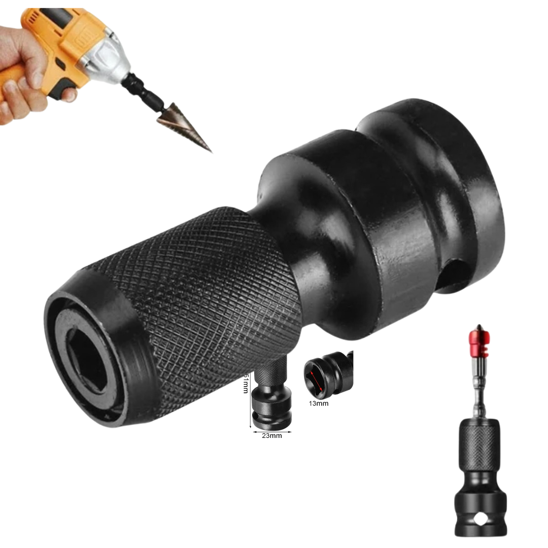 Adaptador Para Llave De Impacto 1/2 a 1/4 Hexagonal