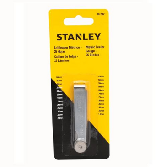 Calibrador De Láminas  25 Hojas MM Stanley
