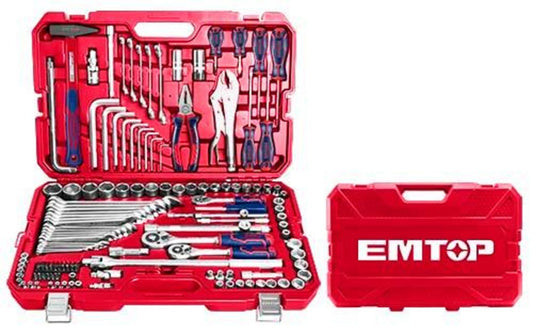 Caja De Herramientas 142pc Emtop