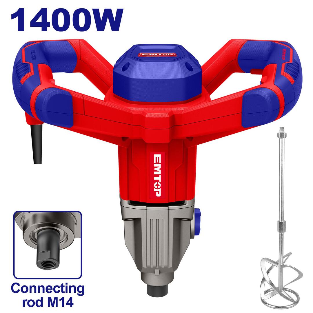 Mezcladora de Pintura 750RPM 1400W EMTOP