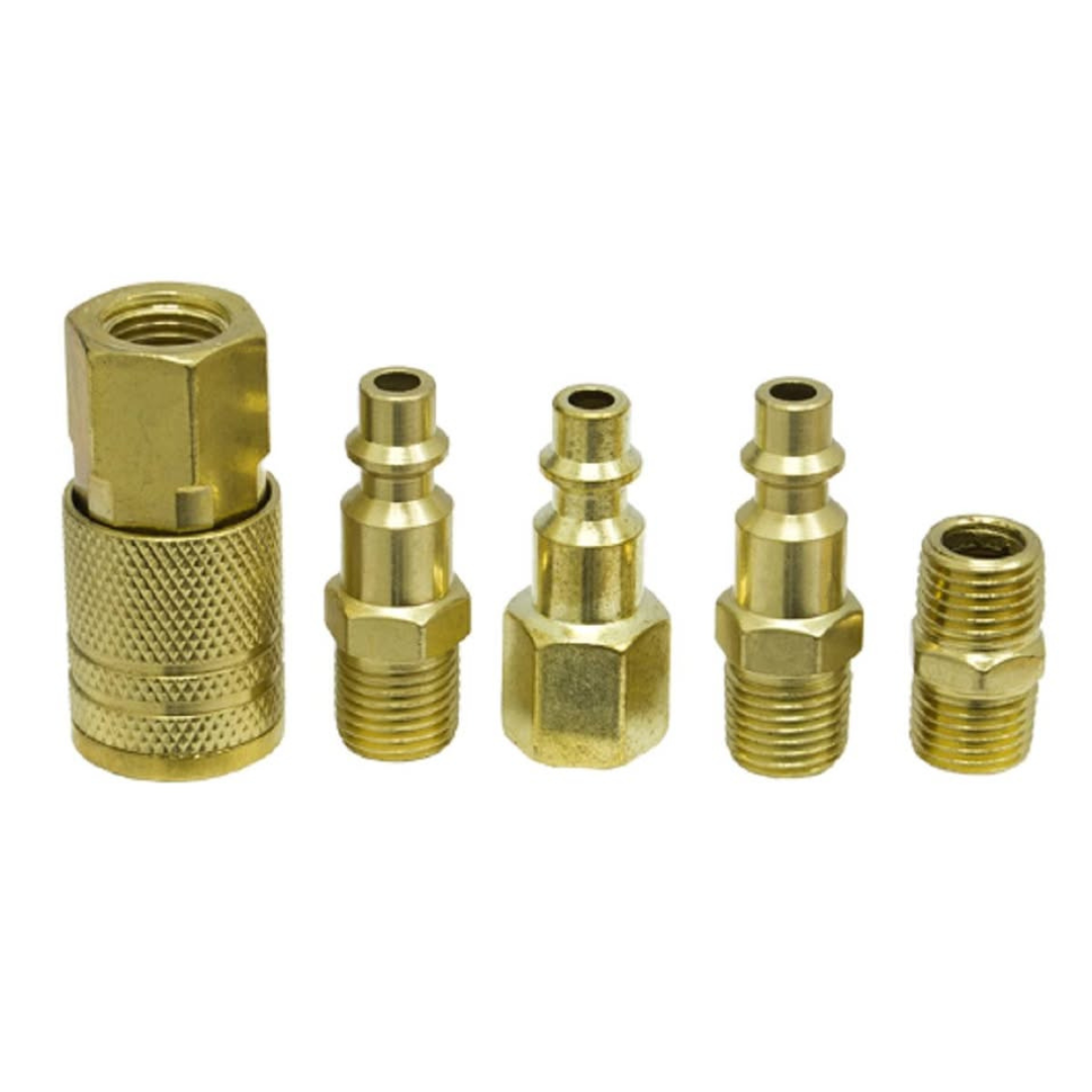 Juego De Acoples Rápidos 1/4" Para Compresor