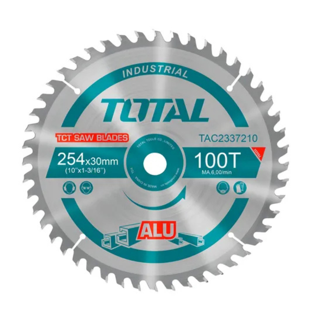 Disco De Corte De Aluminio 10" Total