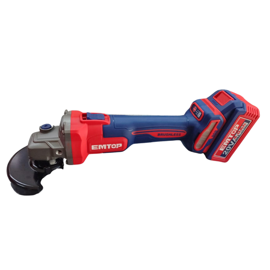 Amoladora Inal. 4"-1/2 900W 1 Bat. Y Carg. Emtop
