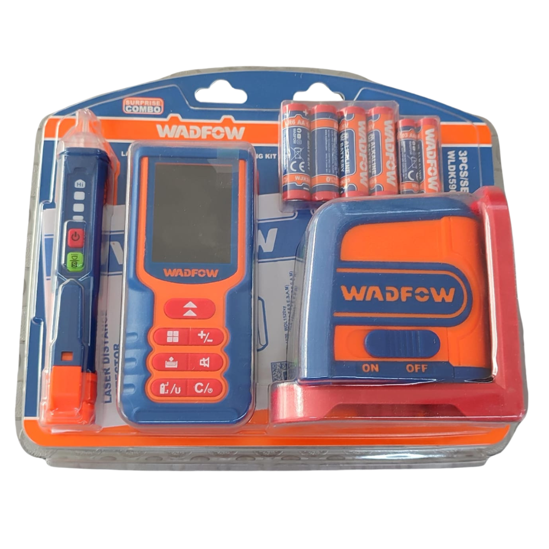 Juego de Nivel Laser, Medidor De Distancia Y Detector de voltaje Wadfow