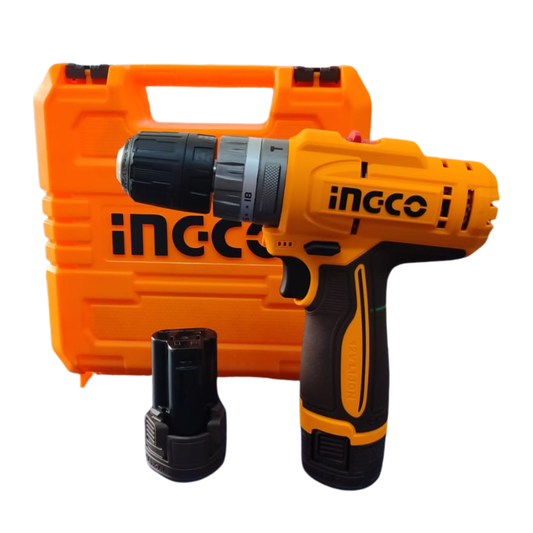 Taladro De Impacto Mandril 3/8" 20Nm Bateria 12v - 1.5Ah iNGCO