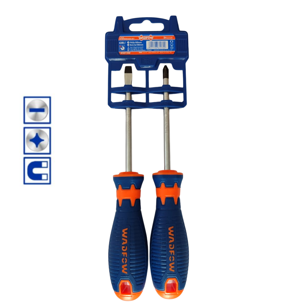 Juego De Desarmadores 2 Piezas Wadfow