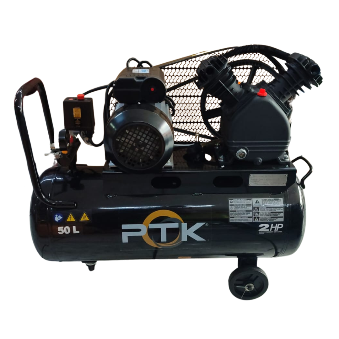 Compresor De Banda 50Lts 2Hp Ptk