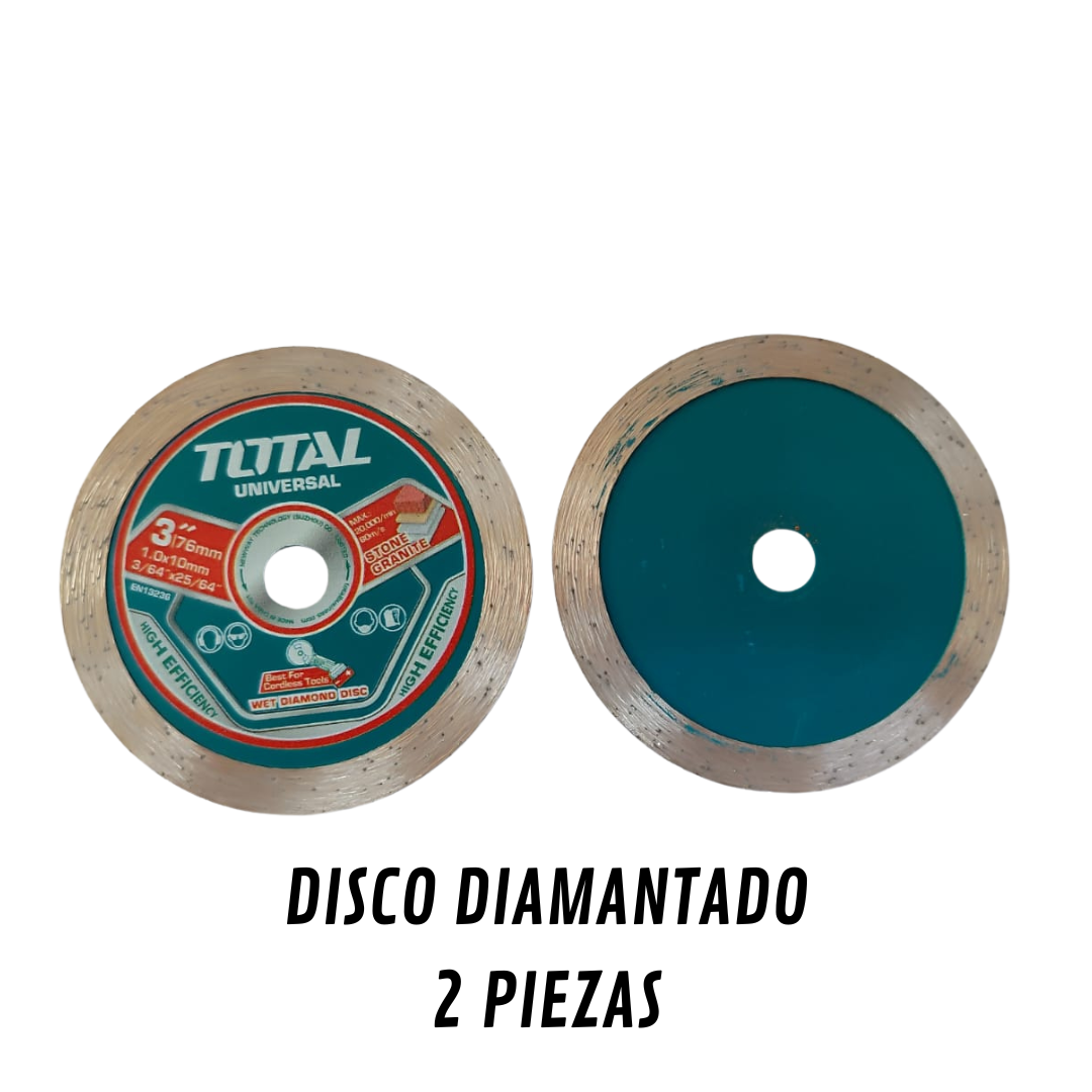 Juego de Discos Para Mini Amoladora 3 Pulgadas Total.