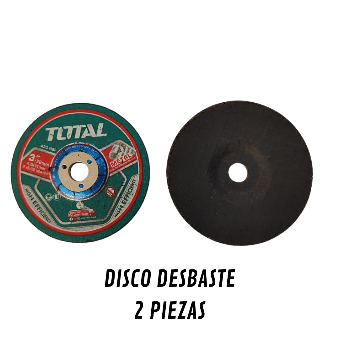 Juego de Discos Para Mini Amoladora 3 Pulgadas Total.
