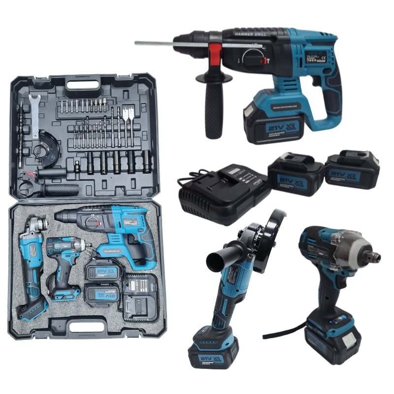 Juego de Herramientas Inalambricas 21V 3 en 1 40 Piezas Assur