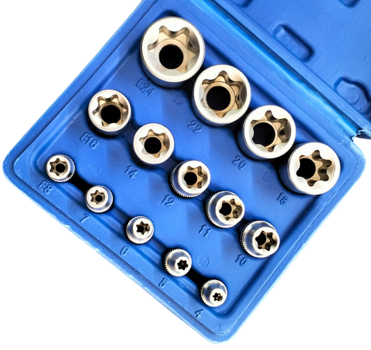 Juego De Dados Torx Hembra 14 Piezas Wadfow