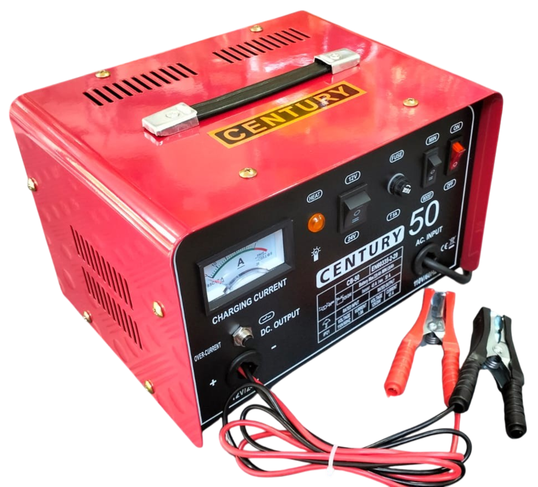 Cargador De Bateria 12-24V Cb-50 110V Century