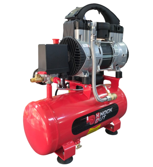 Compresor Portatil 1.5HP 9LTS Silencioso Knock Out