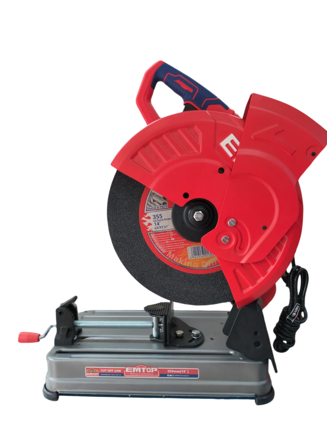 Tronzadora De Metal 14" 2400w 3800rpm Emtop