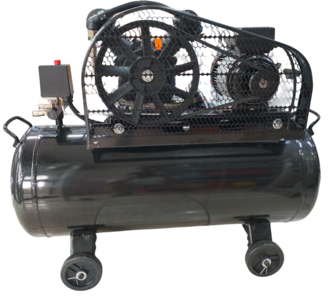 Compresor De Banda 2Hp Tanque De 100Lts 110v Ptk