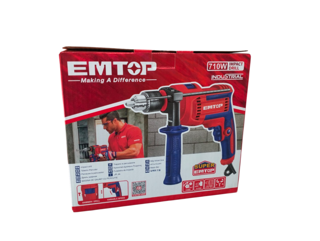 Taladro De Impacto 710W 0-2800RPM Emtop