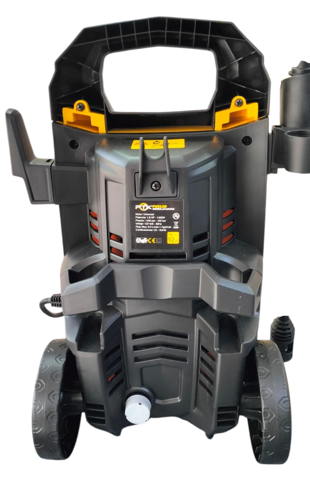 Hidrolavadora 120 V 450 psi 1400 watts 100 bar Ptk