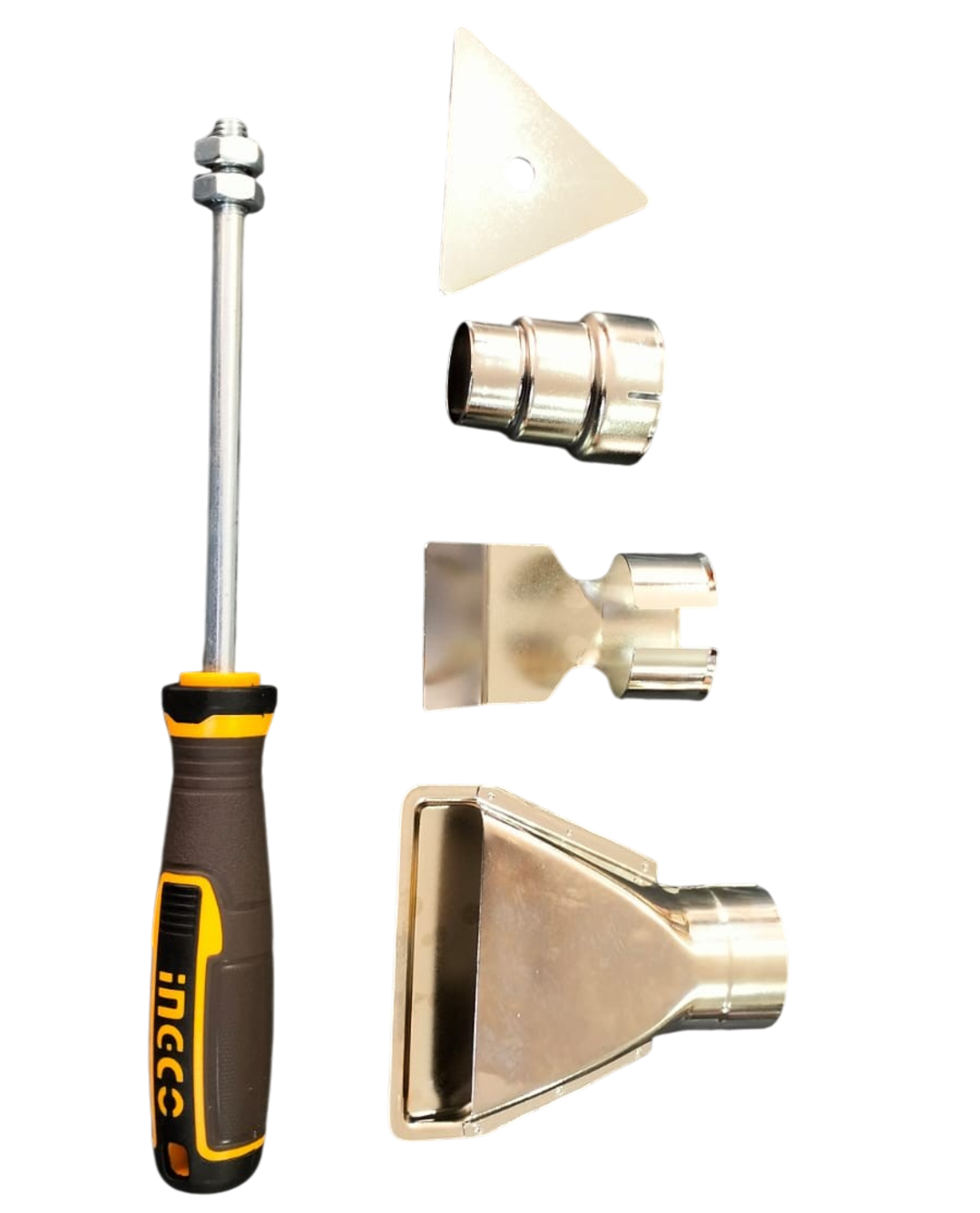 Pistola De Calor Inal. 20V + 1 Bat 4.0Ah + Carg Ingco.