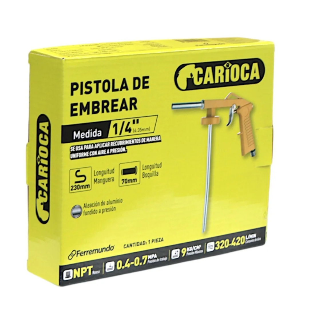 Pistola Para Embrear Bate Piedra Carioca